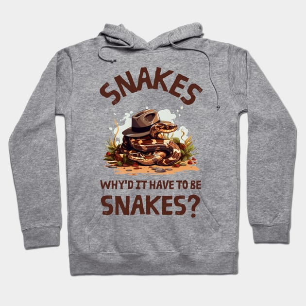 Snakes. Why did it have to be snakes? - Adventure Hoodie by Fenay-Designs